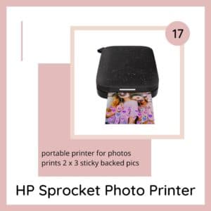 HP Sprocket Portable Photo Printer