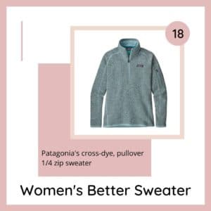 Patagonia's Women's better sweater