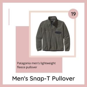 Patagonia Mens Synch Snap-T Fleece Pull over