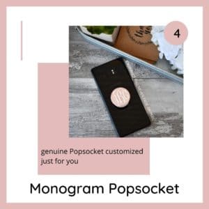 monogram popsocket